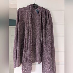 Karen Scott Lavender Cardigan Sweater